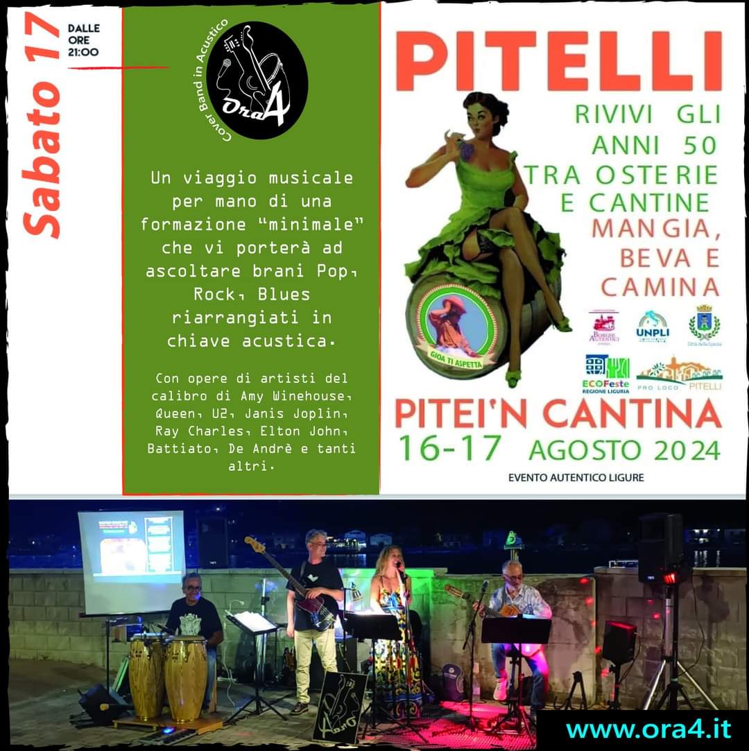 Sabato 17 agosto Pitelli